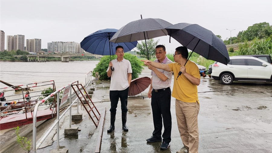 02-8月13日程总带队检查豪威尔防汛事情2_副本