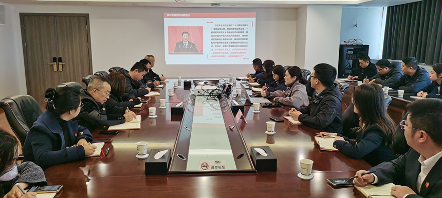 集团党委委员、副总司理贺维维同志教学专题党课