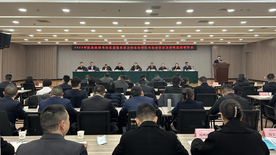 豪门国际官网集团党委召开2023年党组织书记抓下层党建述职评议会